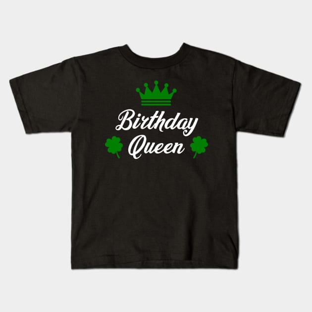 Birthday Queen Kids T-Shirt by KawaiiAttack